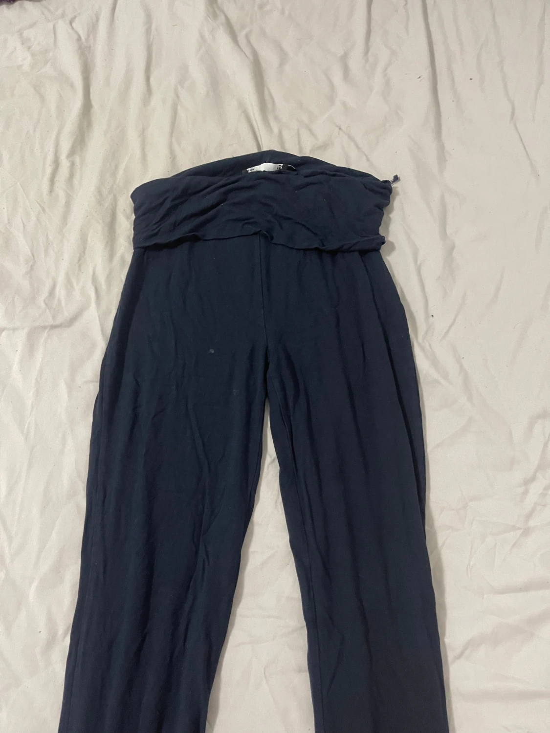 Mörkblå mjukisbyxor från 157, storlek L - 2