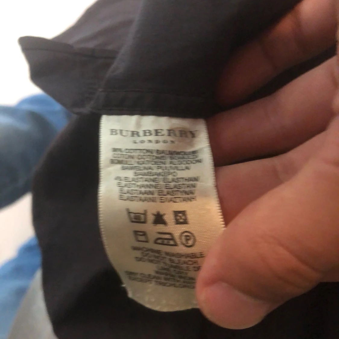 Svart  Burberry skjorta XS - 3