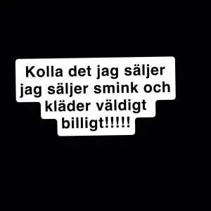 Smink, kläder billigt allt är helt nytt inget är öppnat  - Jag säljer smink till riktigt bra pris! Perfekt för dig som vill fylla på sminkväskan utan att det kostar mycket. Kolla in mitt utbud och hitta dina nya favoriter bland sminkprodukterna.