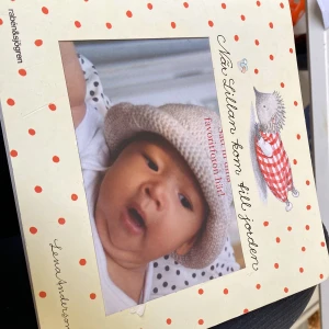 När Lillan kom till jorden - Ett charmigt fotoalbum med söta illustrationer där du kan samla dina favoritbilder på familj, vänner eller husdjur. Perfekt som första fotoalbum, med plats för egna minnen och en liten sång. Passar dig som vill ha ett personligt och lekfullt minnesalbum.