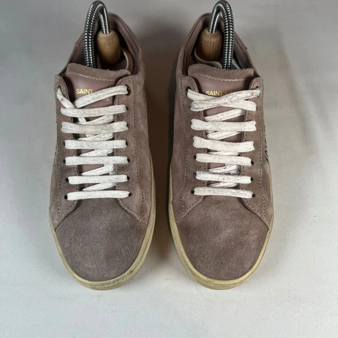 Saint Laurent mocka sneakers brun - 3