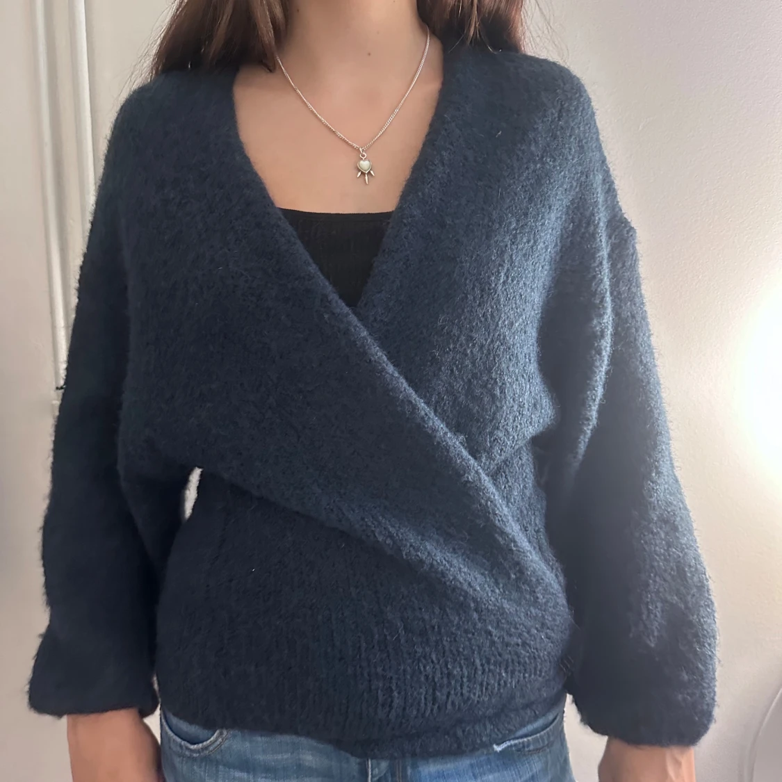 Mörkblå Lindex kofta - 1