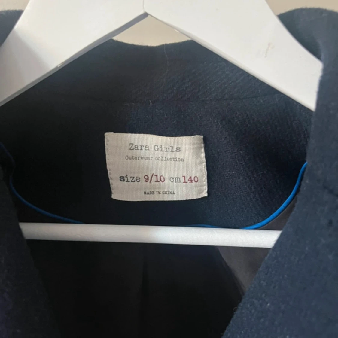 Mörkblå skepparkavaj från Zara Girls - 2