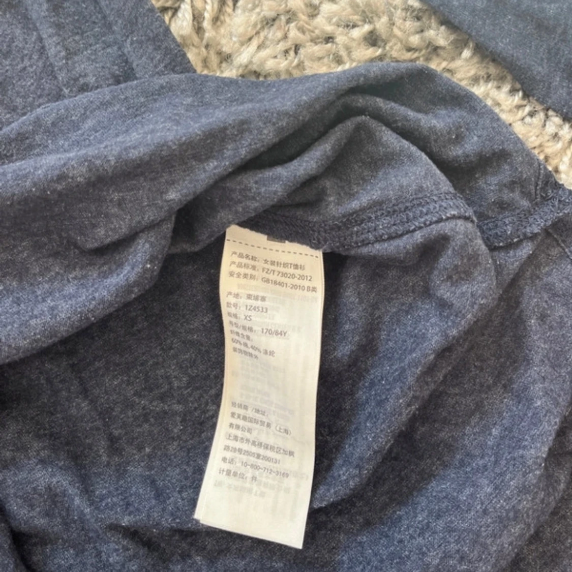 Mörkblå långärmad tröja Abercrombie & Fitch  - 3