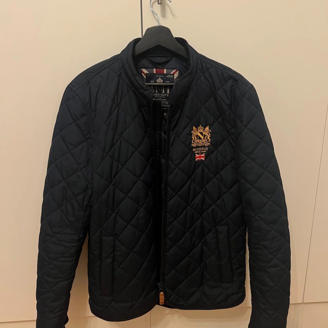 Mörkblå quiltad jacka från Morris - 1