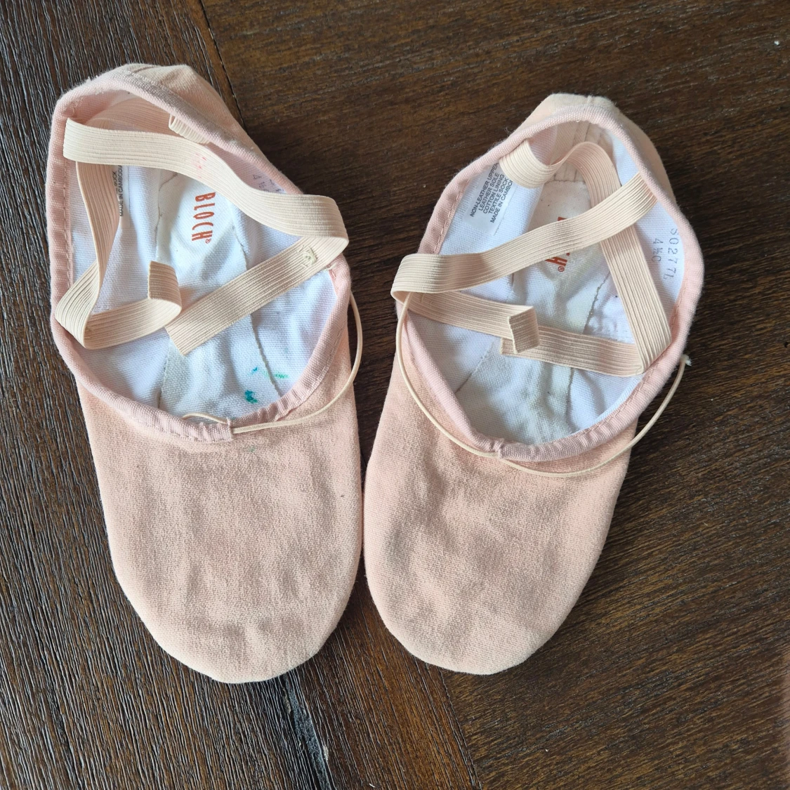 Ballerinaskor i ljusrosa från Bloch