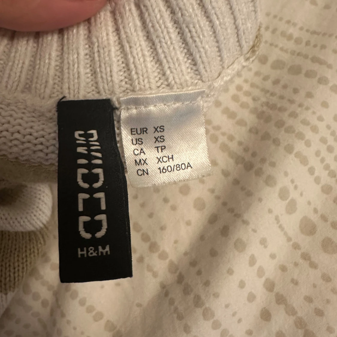 Randig stickad tröja från H&M Divided - 1