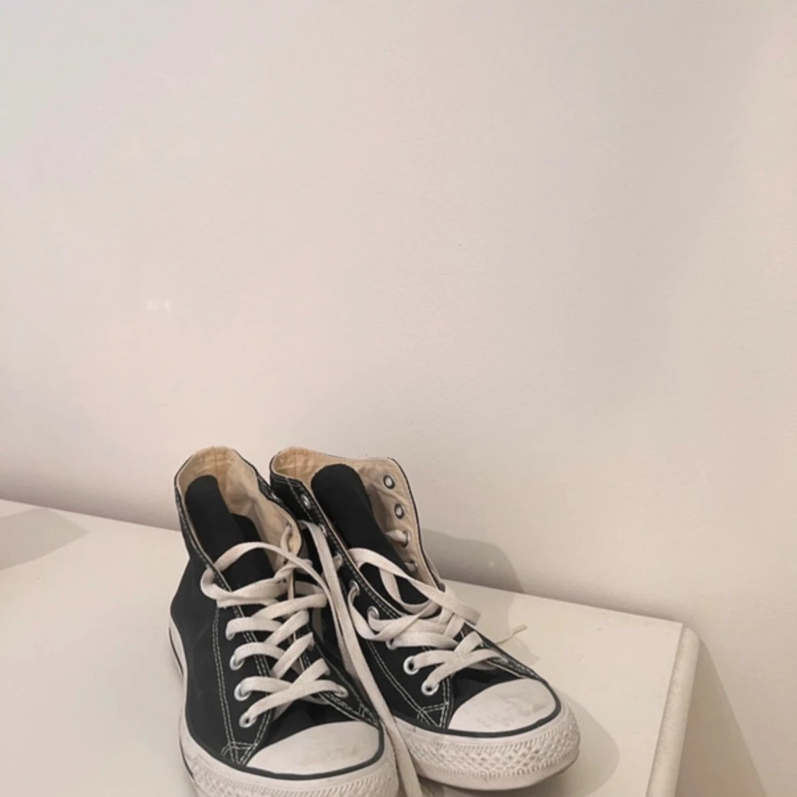 Svarta Converse All Star high-tops - 4