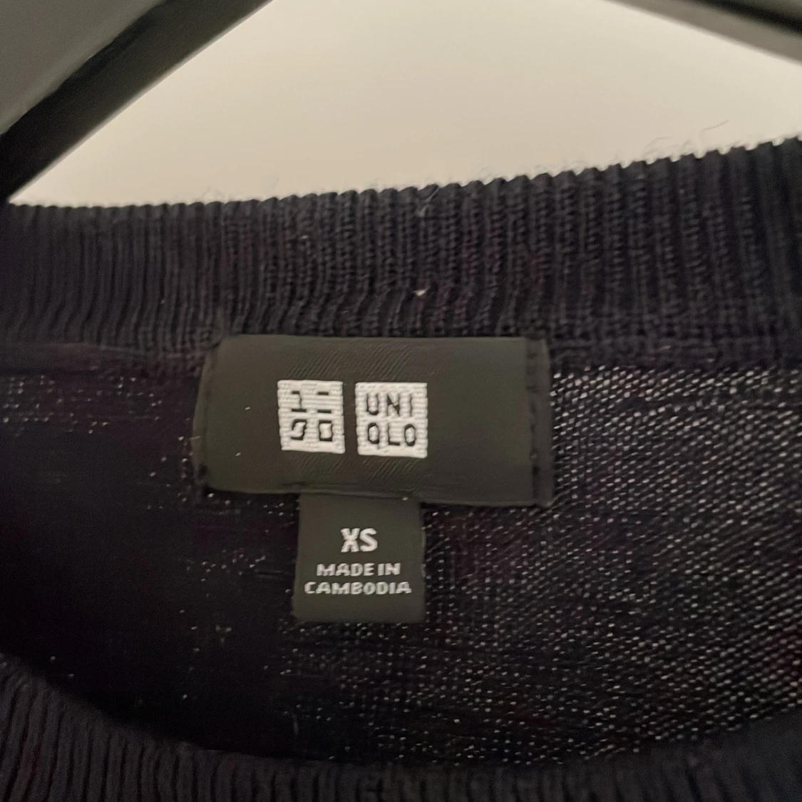 Svart stickad tröja från Uniqlo XS - 2