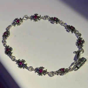 Chrome Hearts Bracelet With Pink Diamonds - Chrome Hearts Bracelet With Pink Diamonds more or less 19cm in new condition. Good quality, stainless.