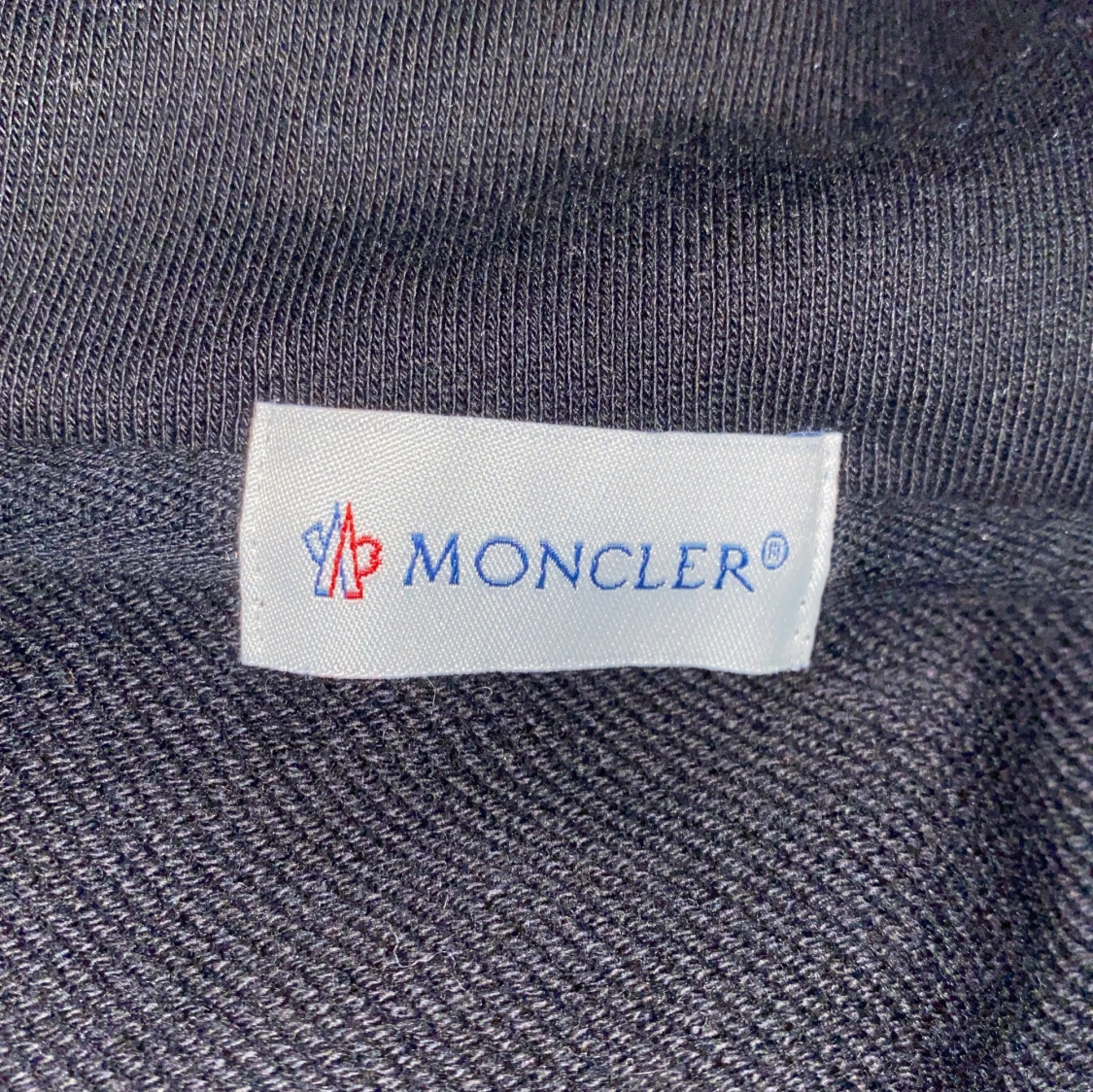 Svart Moncler hoodie med dragkedja - 2