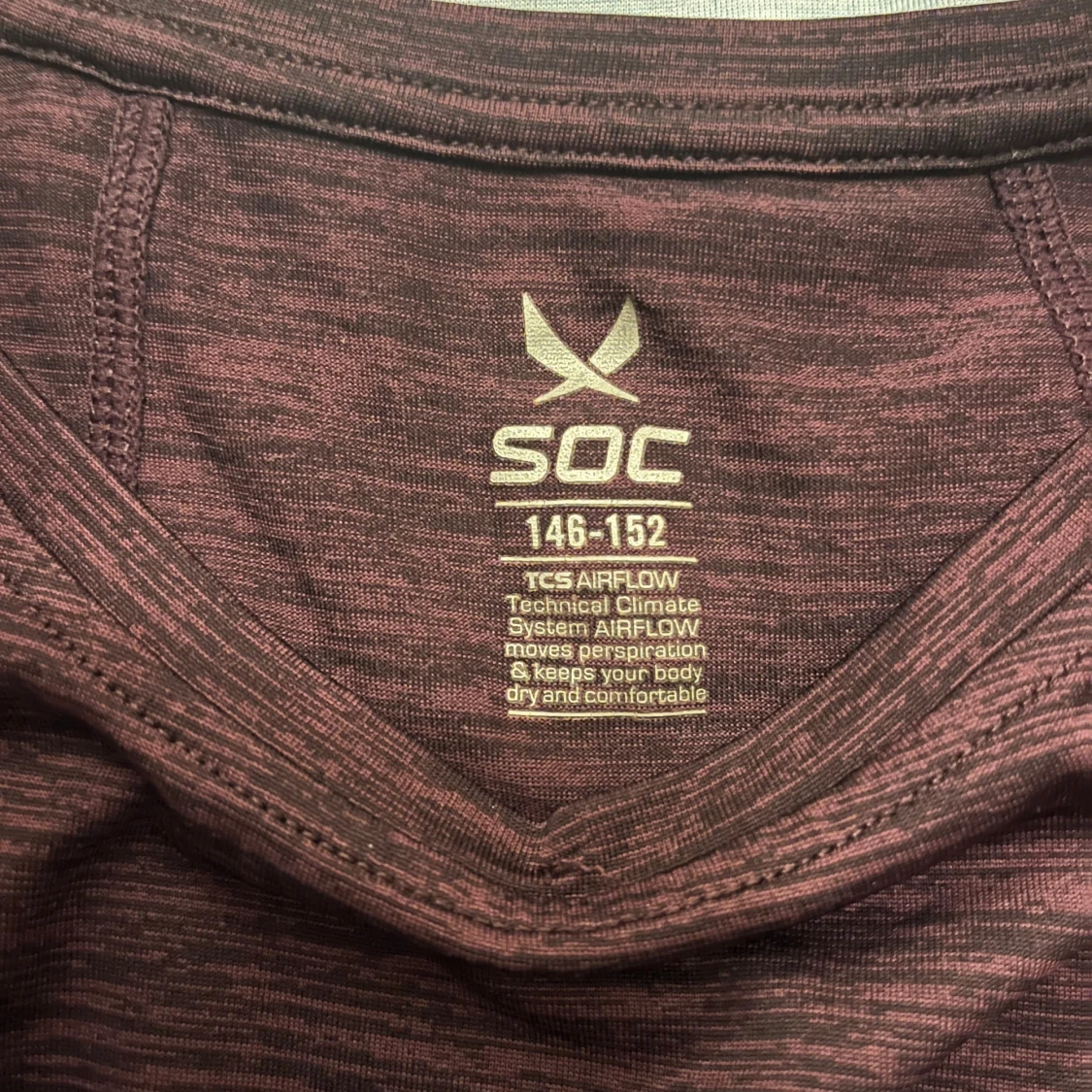 2-pack SOC t-shirts i vinrött och ljusblått - 1