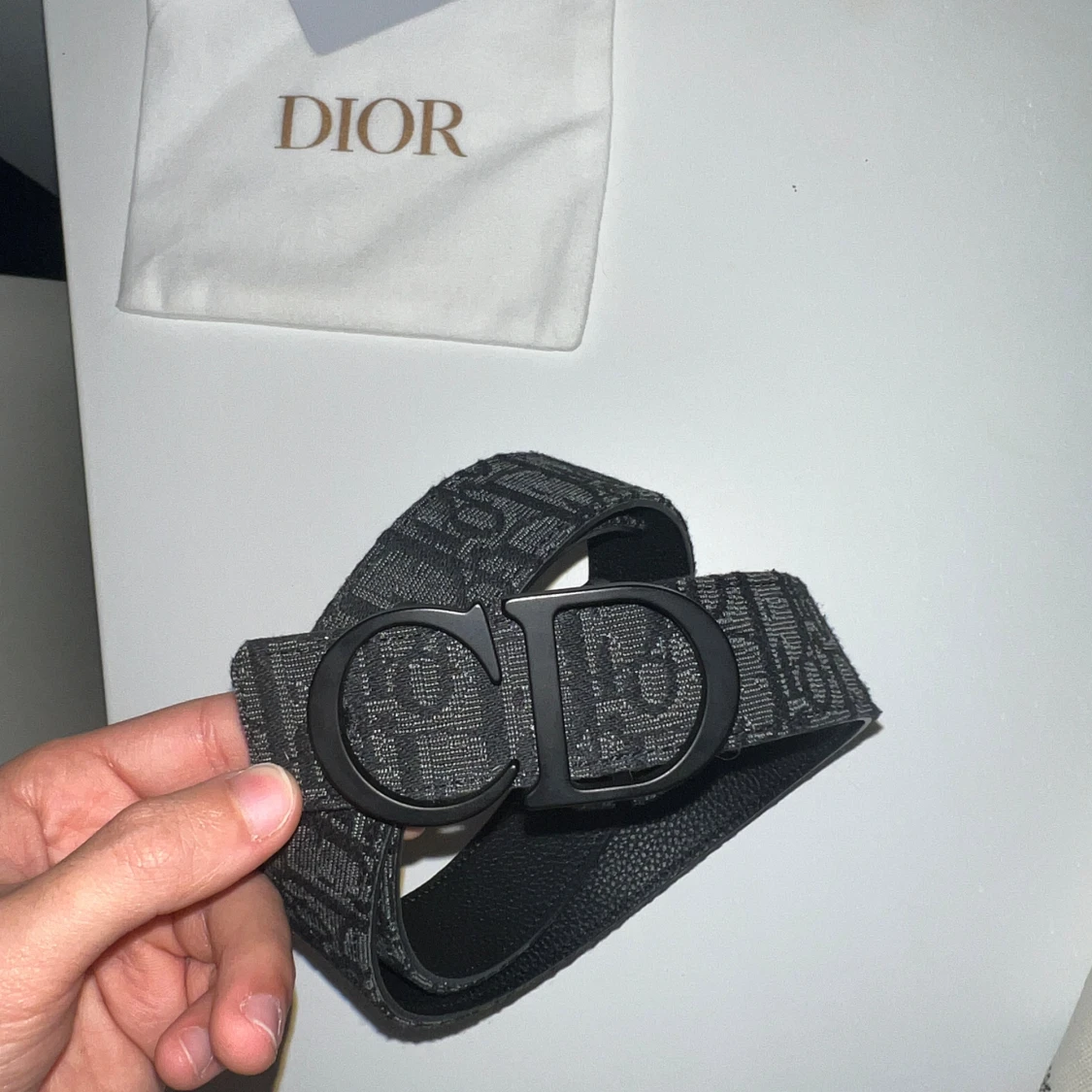 Svart Dior bälte  - 1