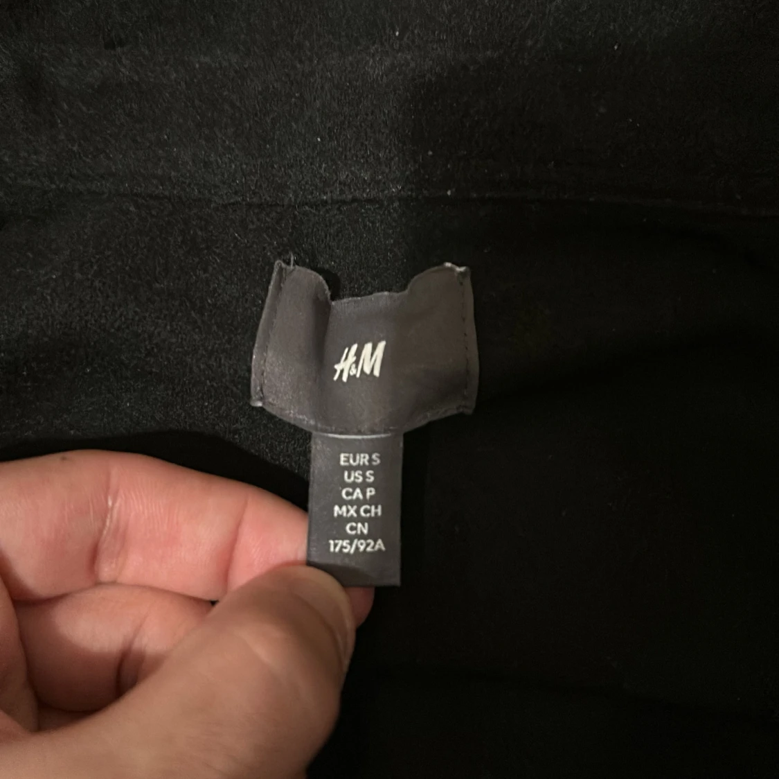 Svart overshirt från H&M i S - 3