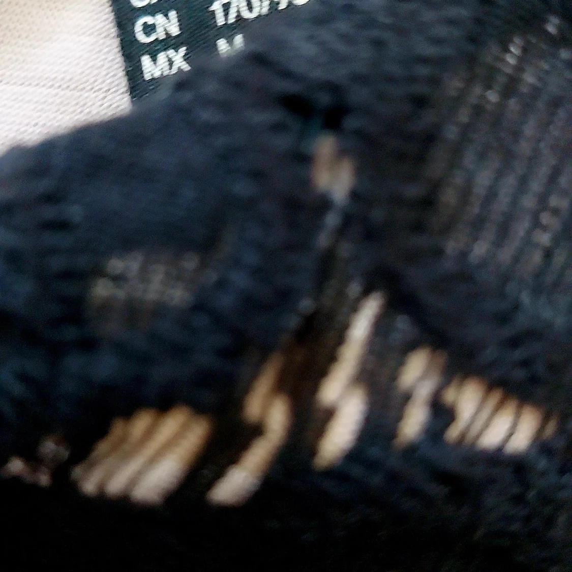 Svart  spetsklänning från H&M - 1