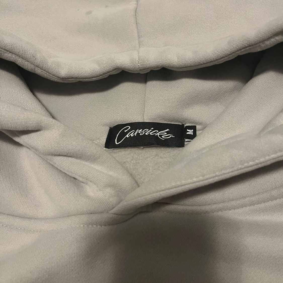 Grå carsicko hoodie - 2