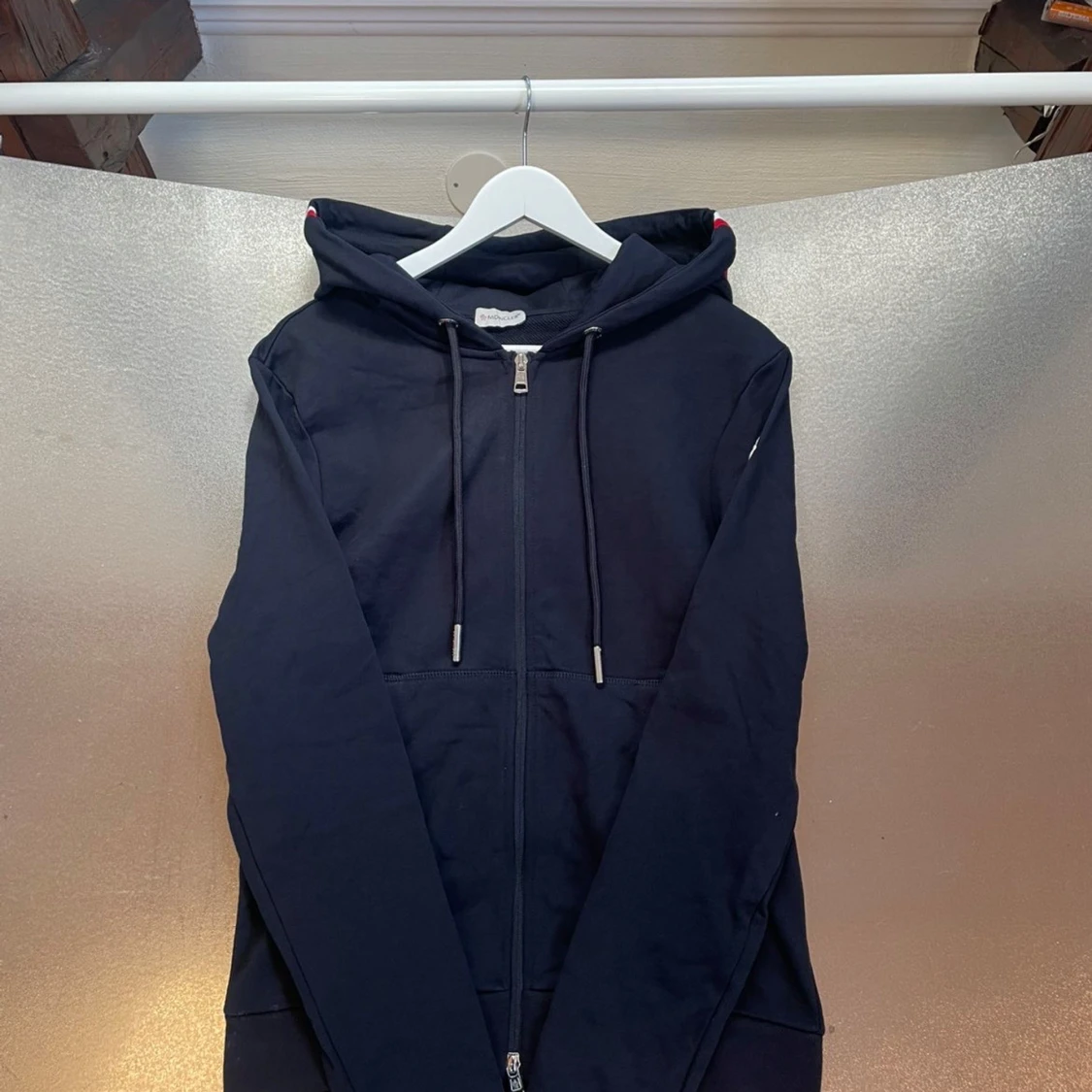 Mörkblå hoodiejacka från Moncler - 2