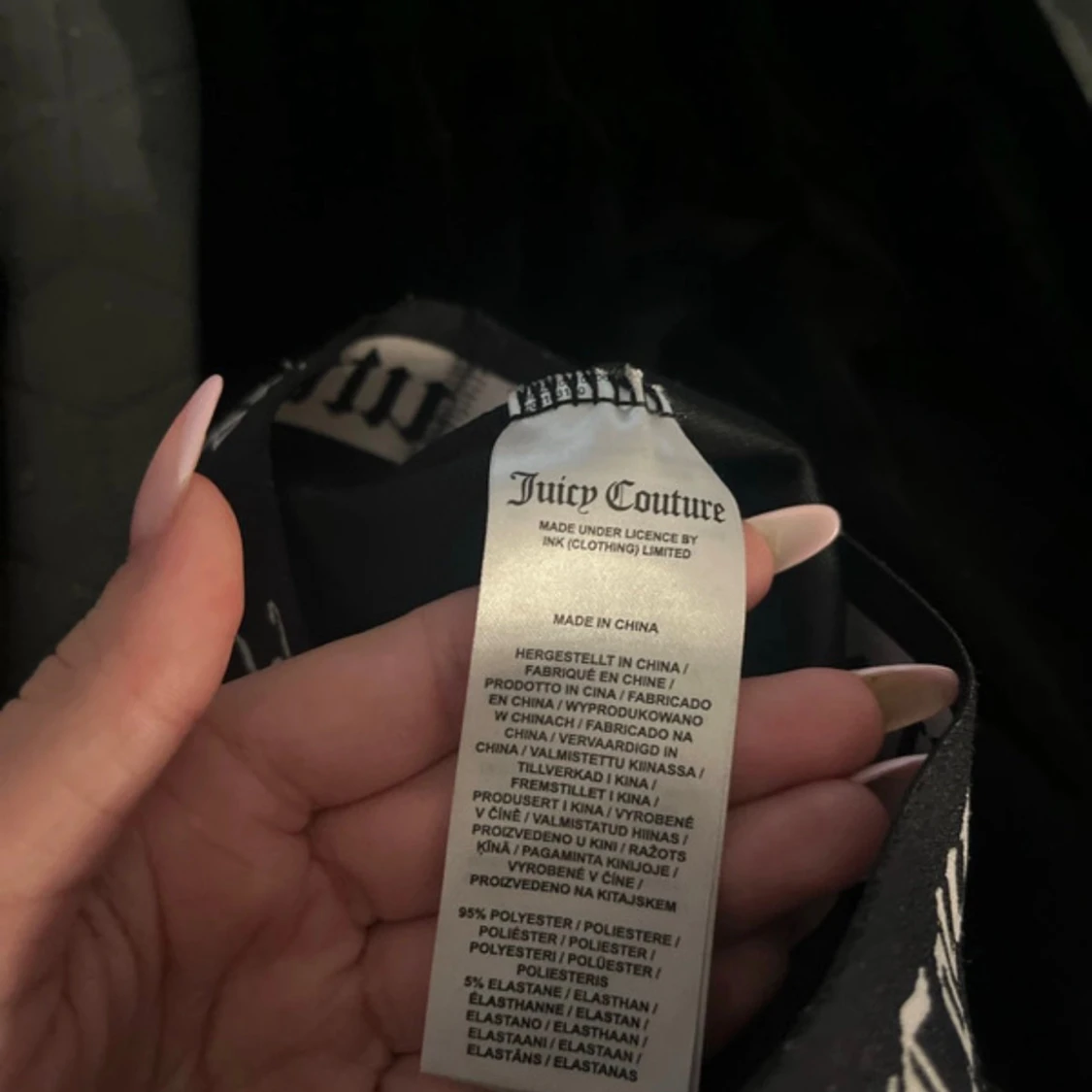 Svarta Juicy Couture mjukisbyxor S - 3