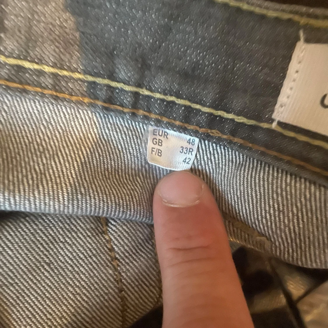 Grå jeansbyxor från John Baner - 2