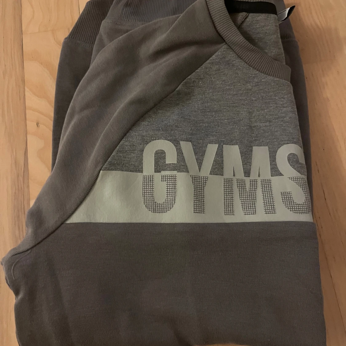 Grå Gymshark sweatshirt i bomull - 1