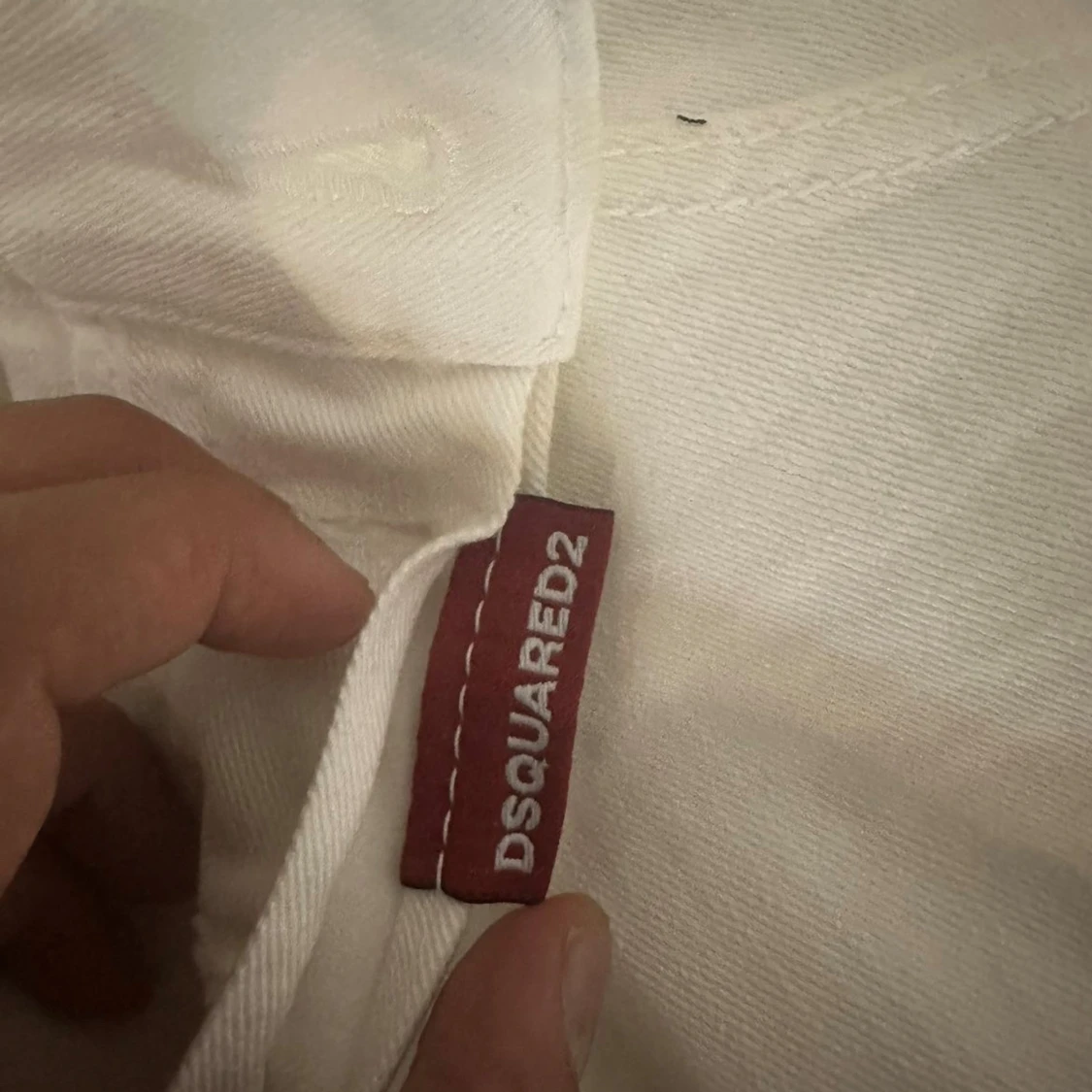 Äkta vita dsq jeans - 4