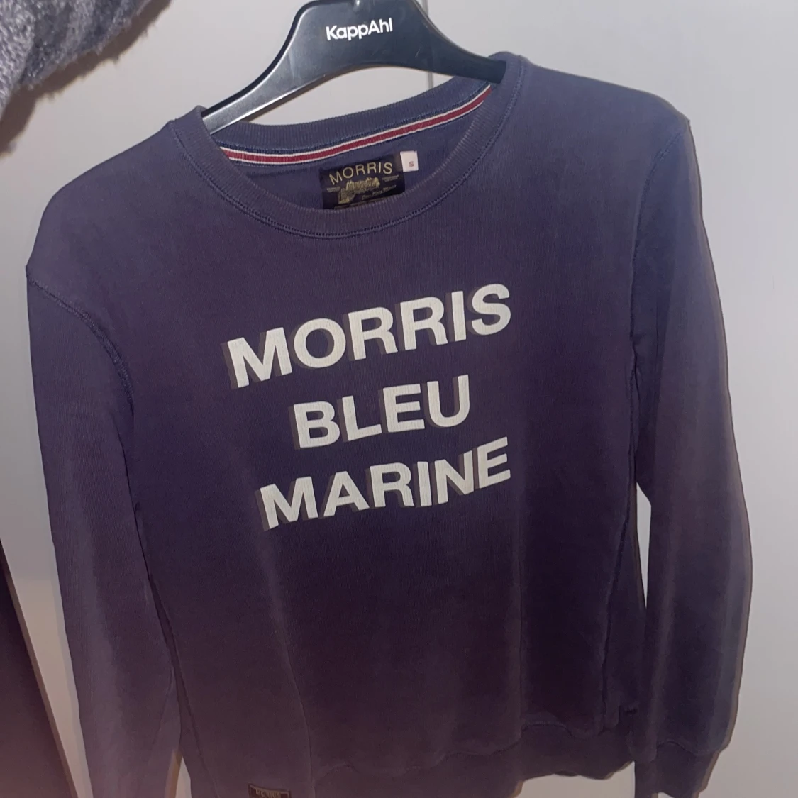 Blå sweatshirt från Morris - 4