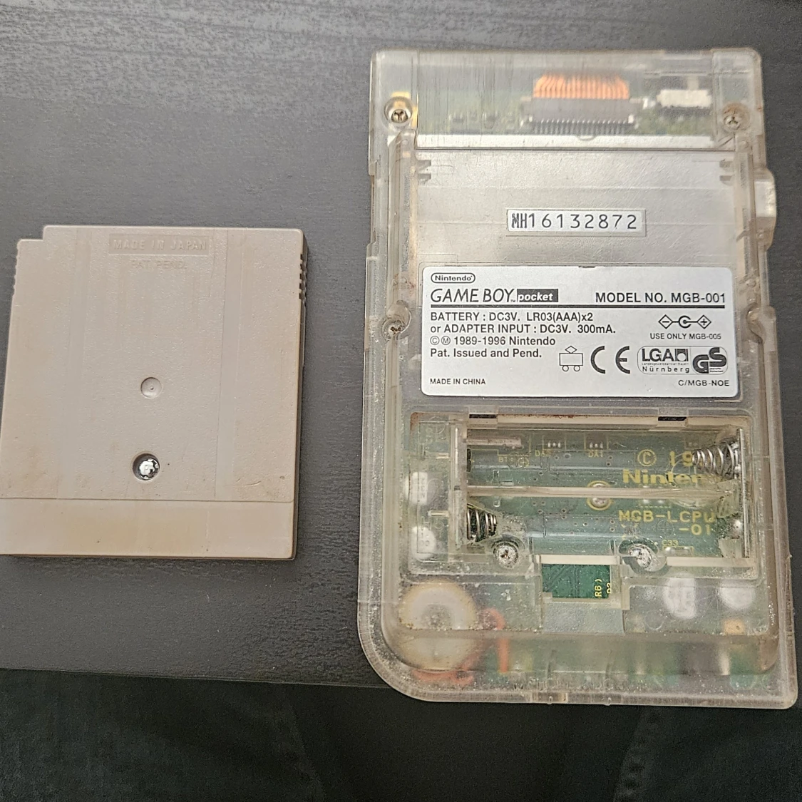 Nintendo Game Boy Pocket Transparent + Super Mario Land 2 - 1