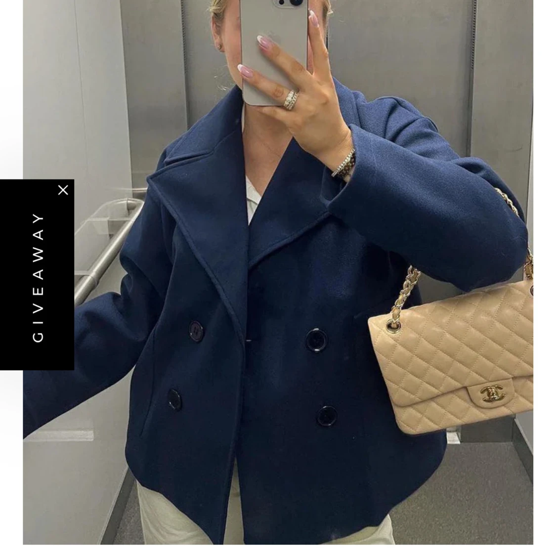 Mörkblå höstkappa - 1