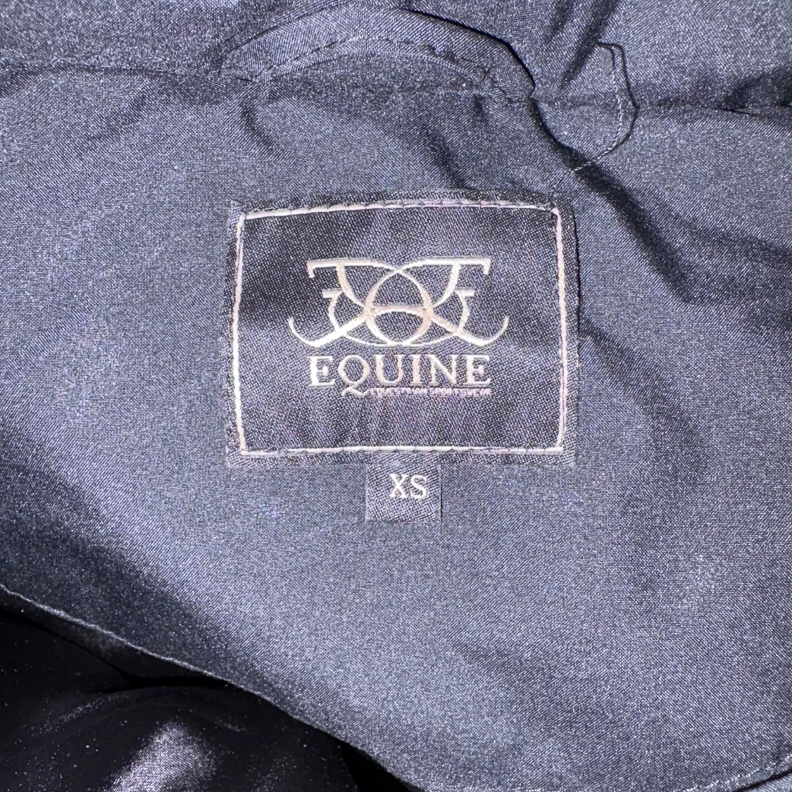 Svart lång dunväst från Equine XS - 2