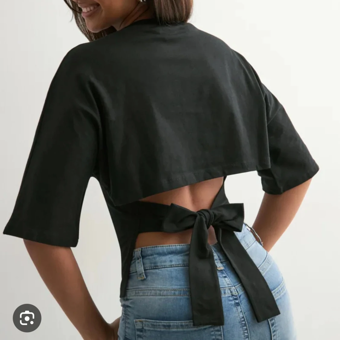 nelly tröja öppen rygg