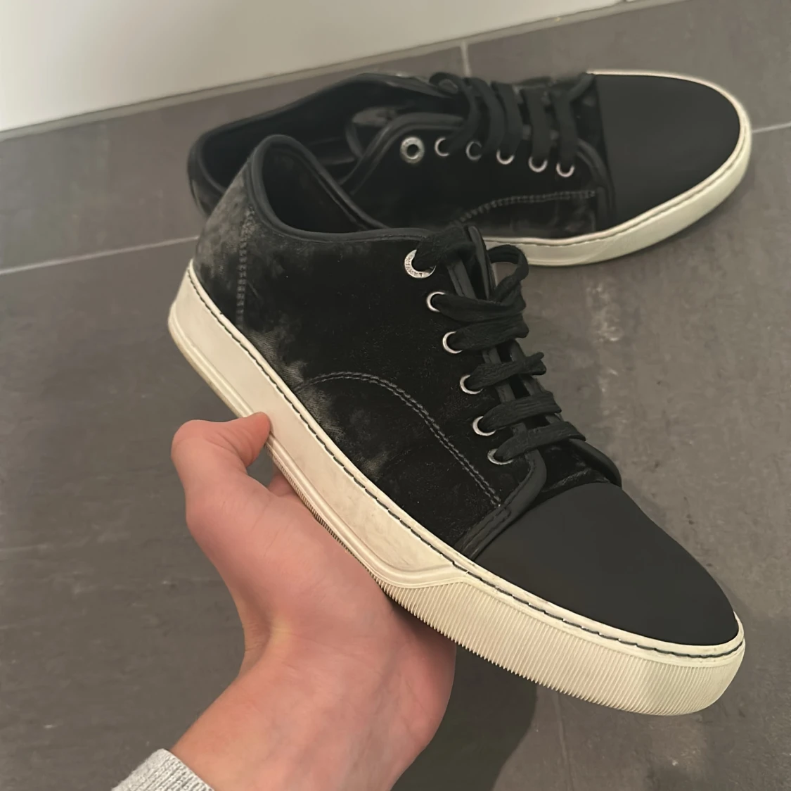 Lanvin sneakers/ sammet - 3
