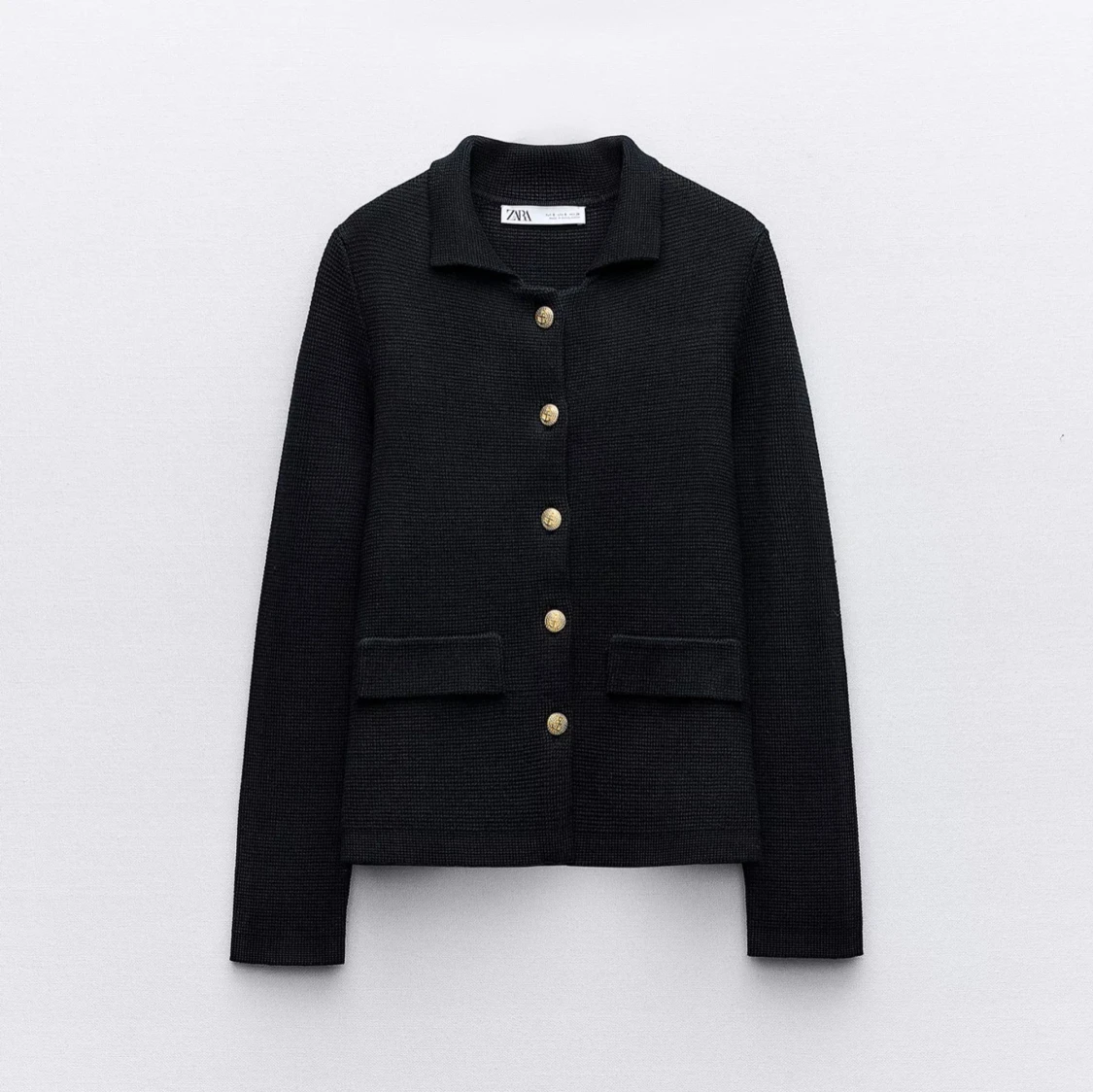 Svart cardigan jacka från Zara