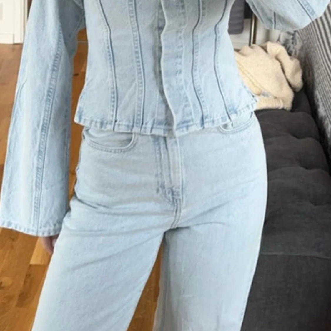 Ljusblått set från HM - 1