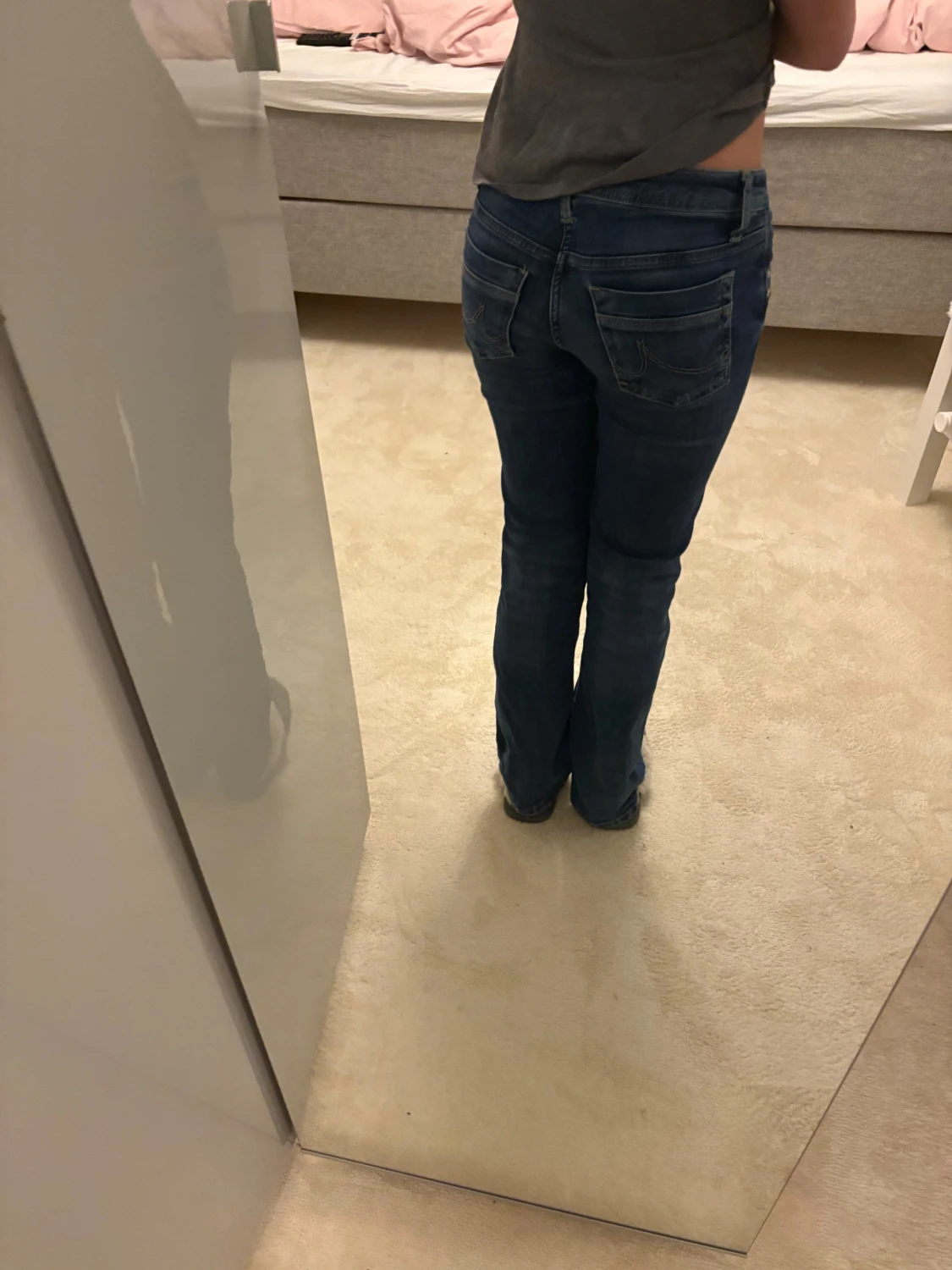 Blå bootcut jeans från LTB - 1