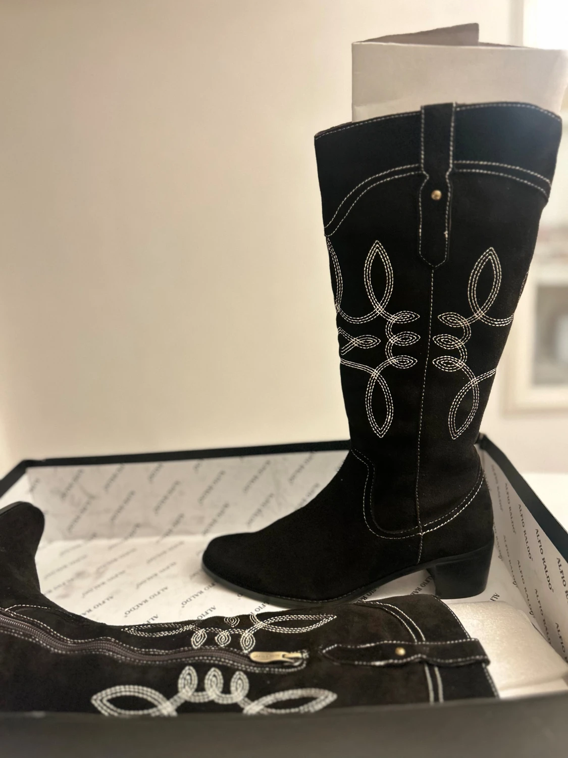 Svarta boots från Alfio Raldo