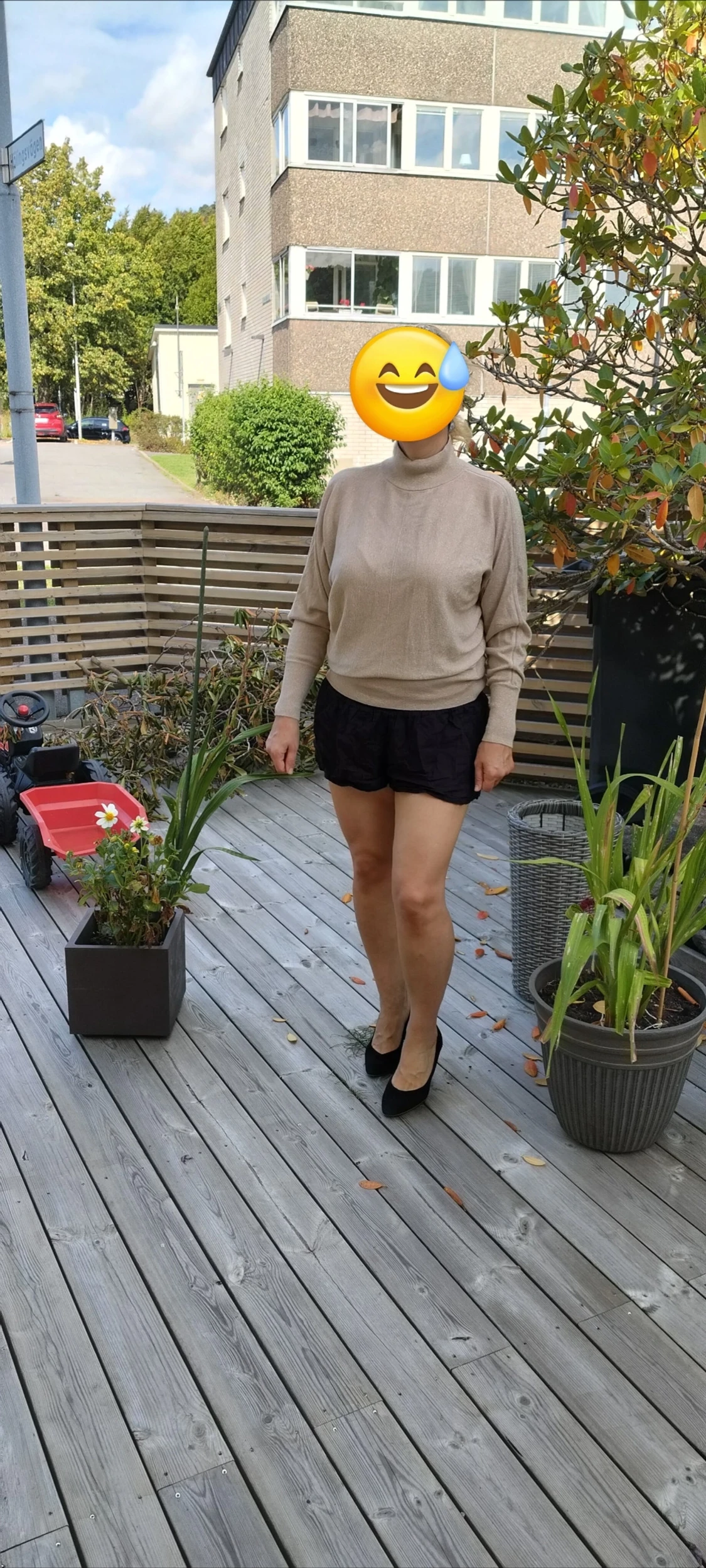 InWear beige tröja, storlek M Karlee Turtleneck - 2