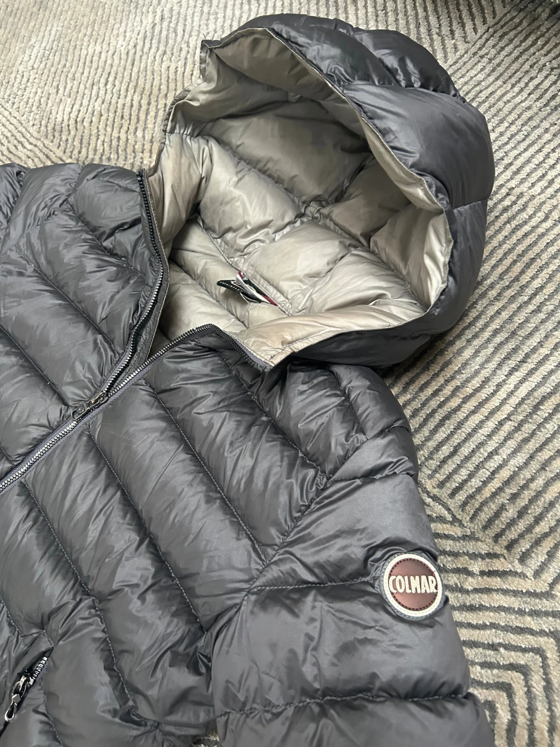 Mörkgrå dunjacka från Colmar - 1