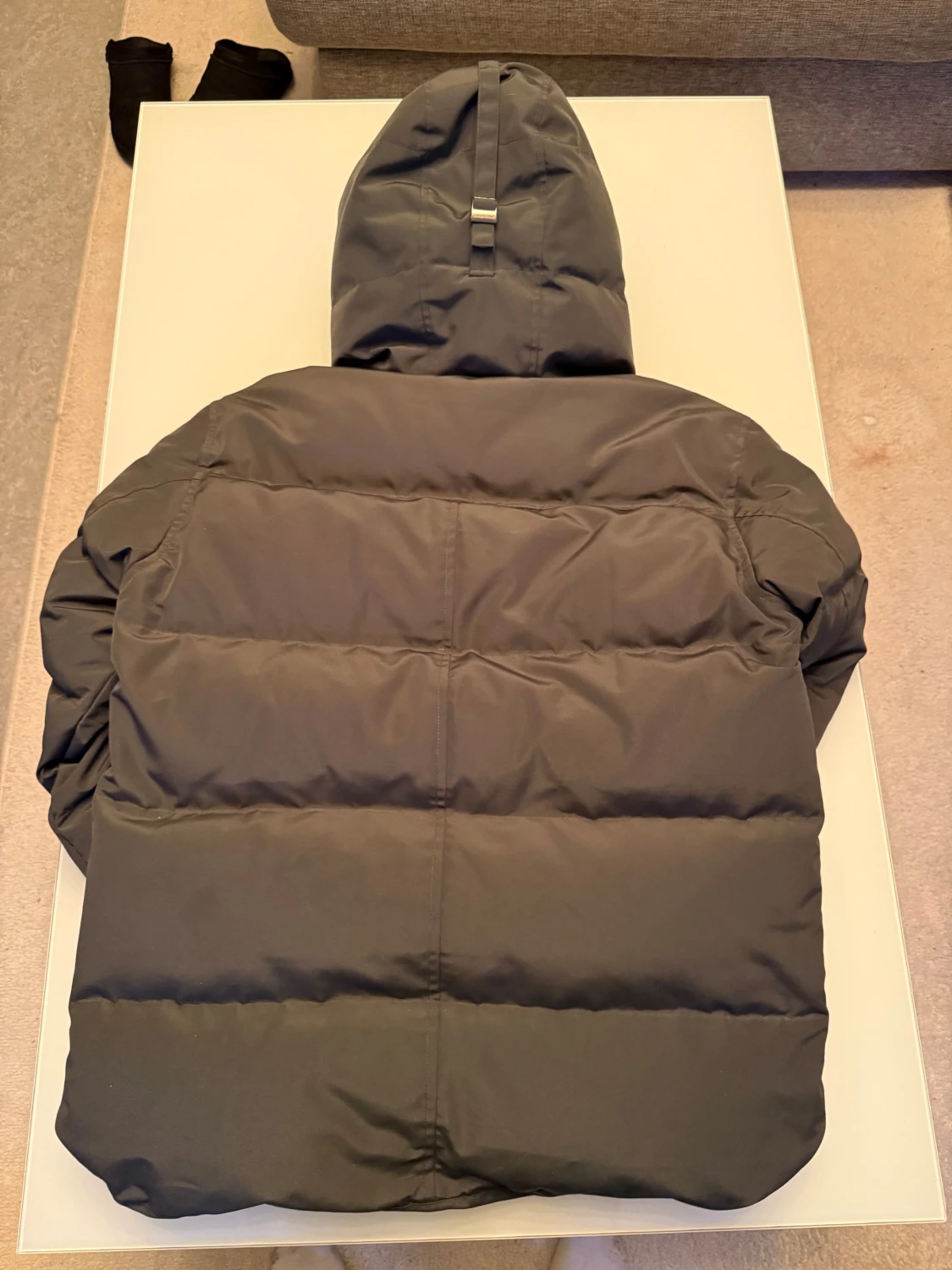 Grå Canada Goose dunjacka med päls - 6