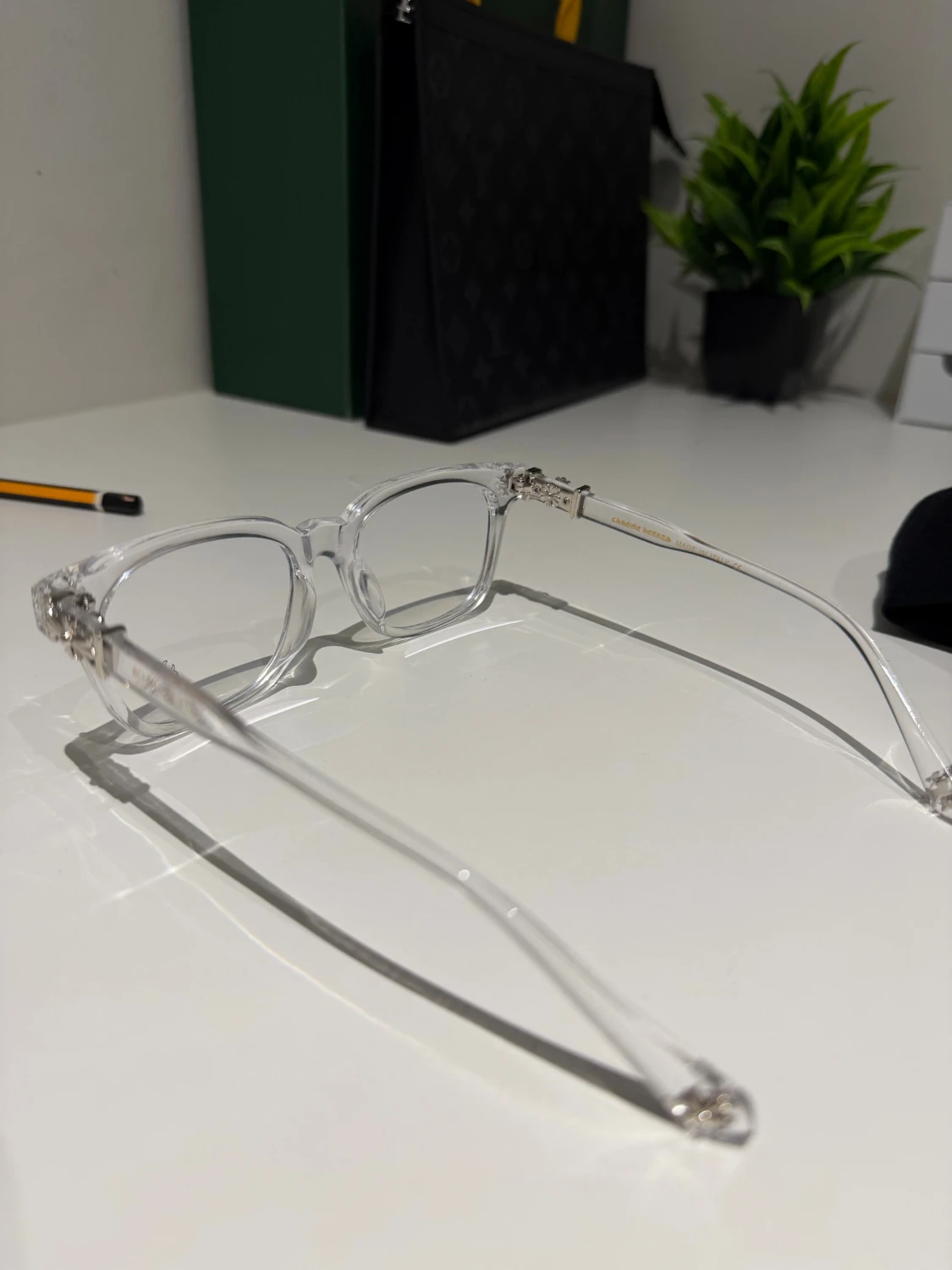 Chrome hearts white glasses - 1