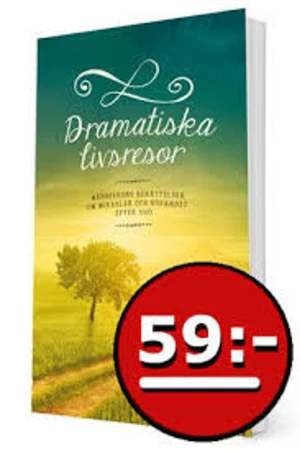 Dramatiska livsresor med sanna brättelser om mirakler och sökandet efter Gud.  - Dramatiska livsresor med sanna brättelser om mirakler och sökandet efter Gud. I den här boken möter du människor som varit med om dramatiska händelser – och som insett att Gud är kärlek och står med öppna armar. Några av personerna du möter i boken: • Dale Black överlevde en flygplanskrasch. • Rabi Maharaj blev en andlig guru redan som barn och några andra biografiska berättelser.  Redaktörer: Lars Liljesvärd och Joel Sjöberg, Sjöbergs förlag.  OBS! Pris på Adlibris är 89 kr EXKLUSIVE frakt! 