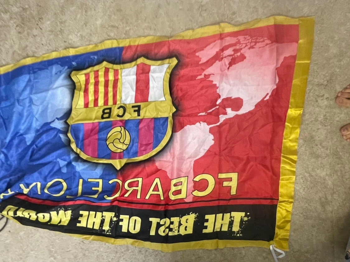 FC Barcelona flagga i rött och blått - 2