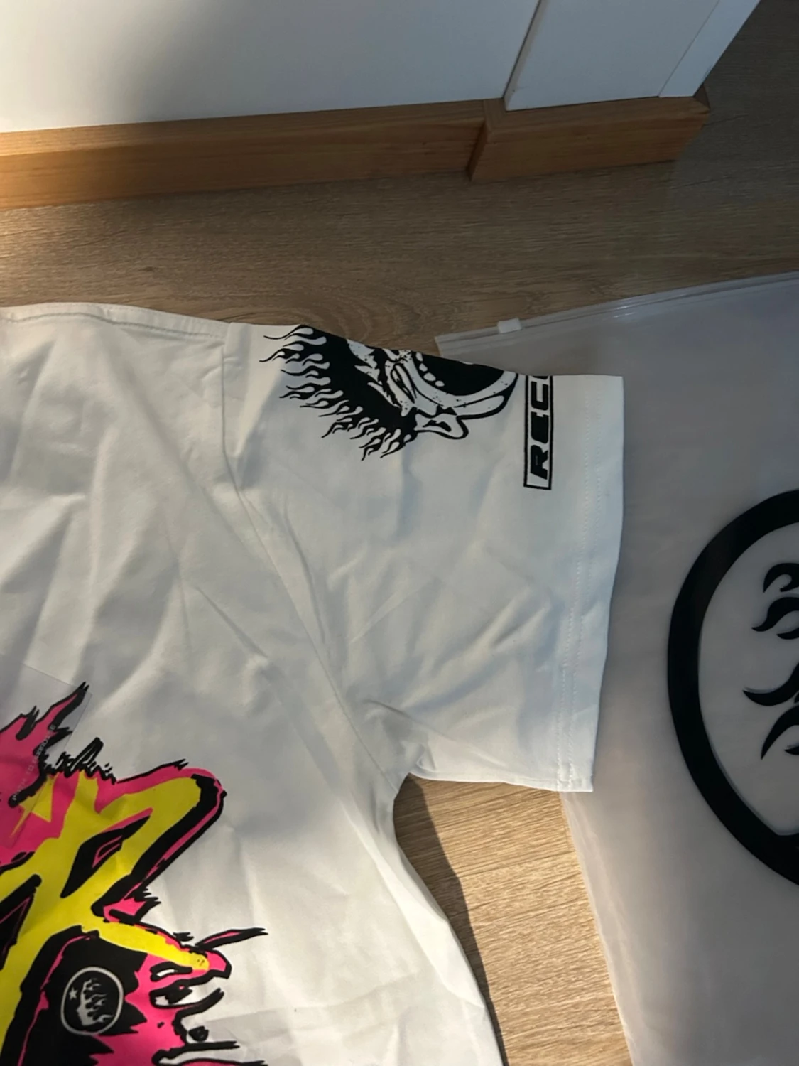 Hellstar Records vit t-shirt med tryck - 2