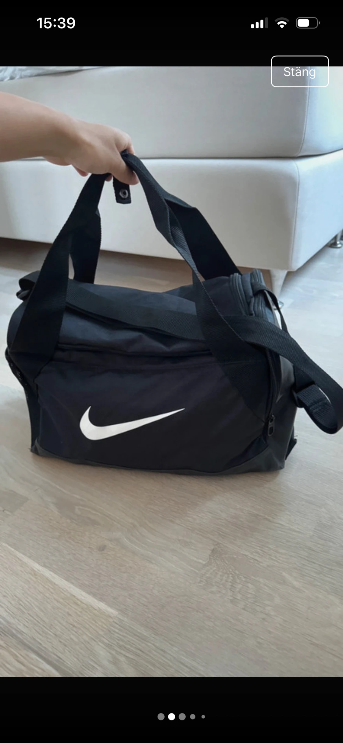 Svart träningsväska från Nike - 1