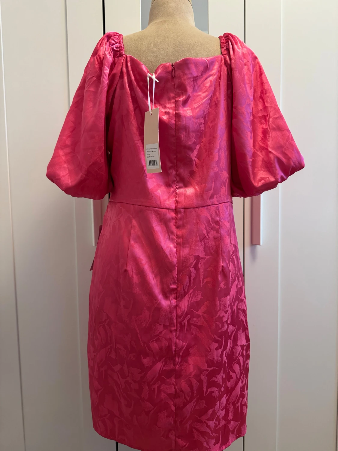 Caisa Dress rosa kortklänning - 1