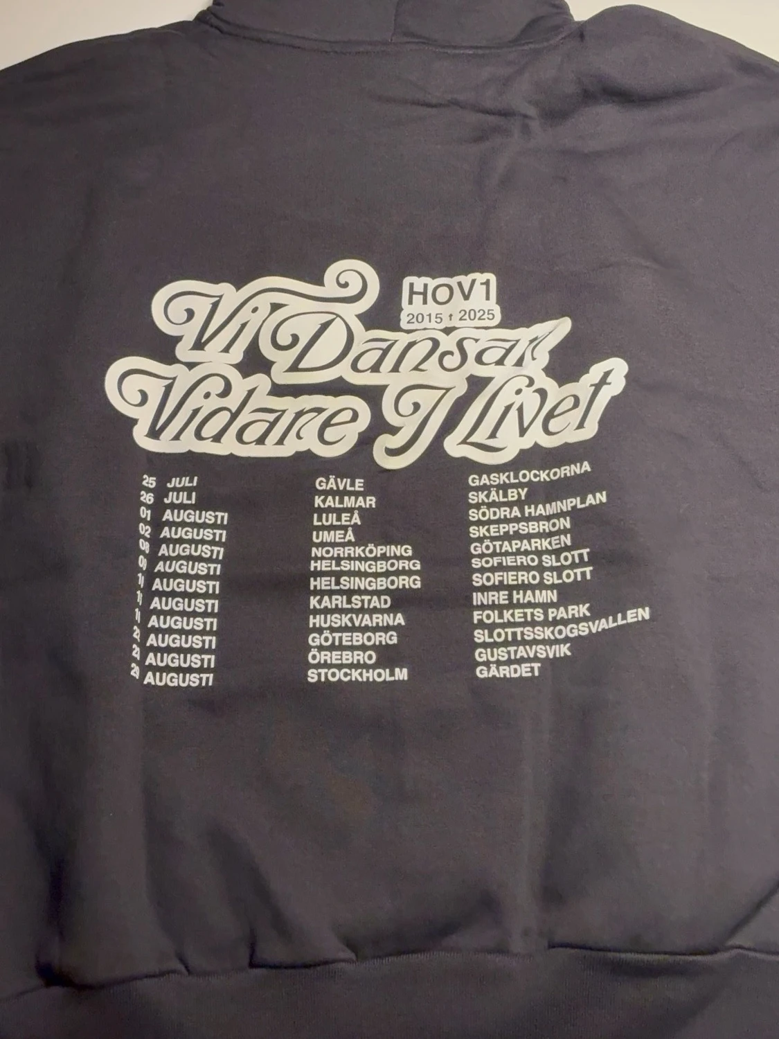 HOV1 Hoodie från sista turnén 