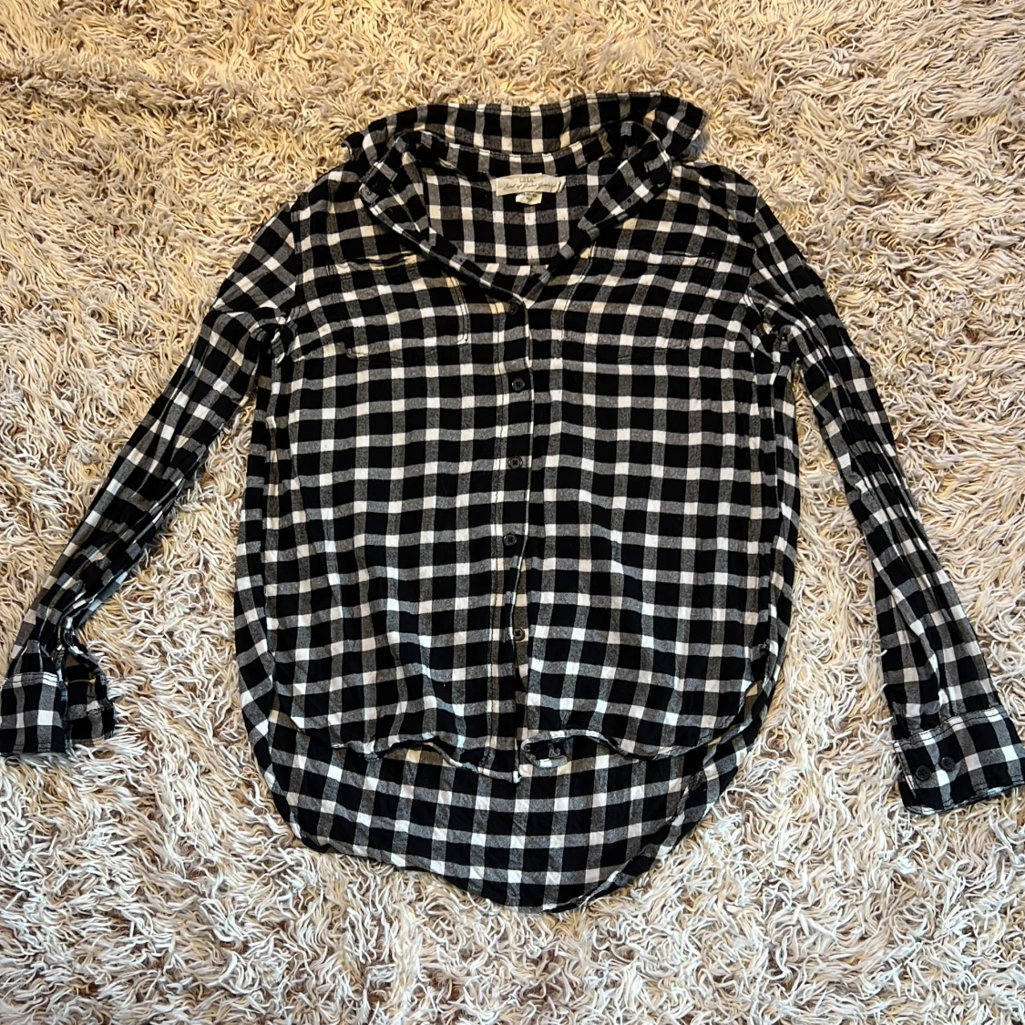 Svartvit rutig skjorta från H&M L.O.G.G.