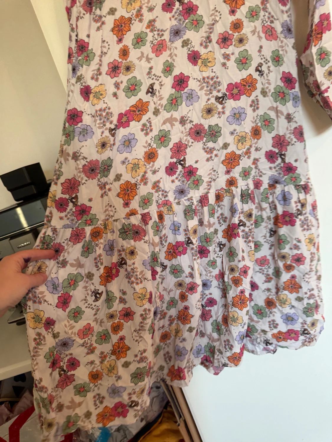 Odd Molly blommig långklänning XS - 3