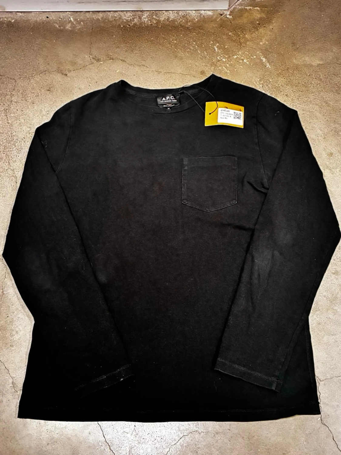 Svart långärmad tröja från A.P.C.