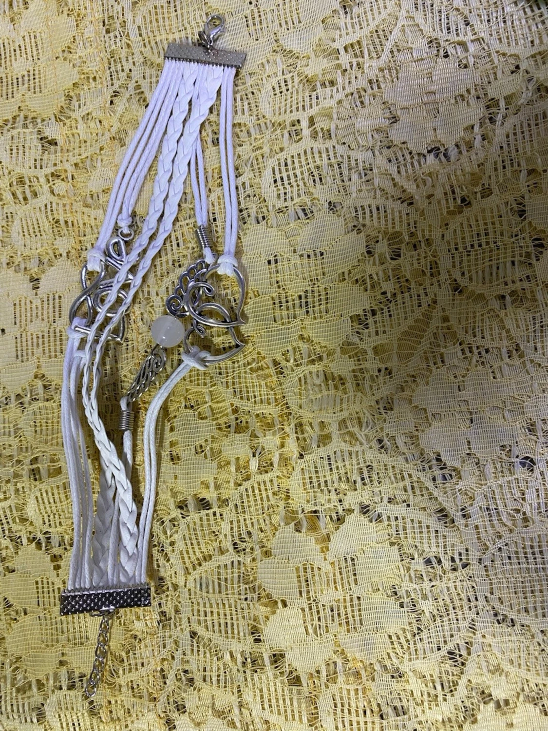 Love / Hjärta / Pärla / Fläta Armband 