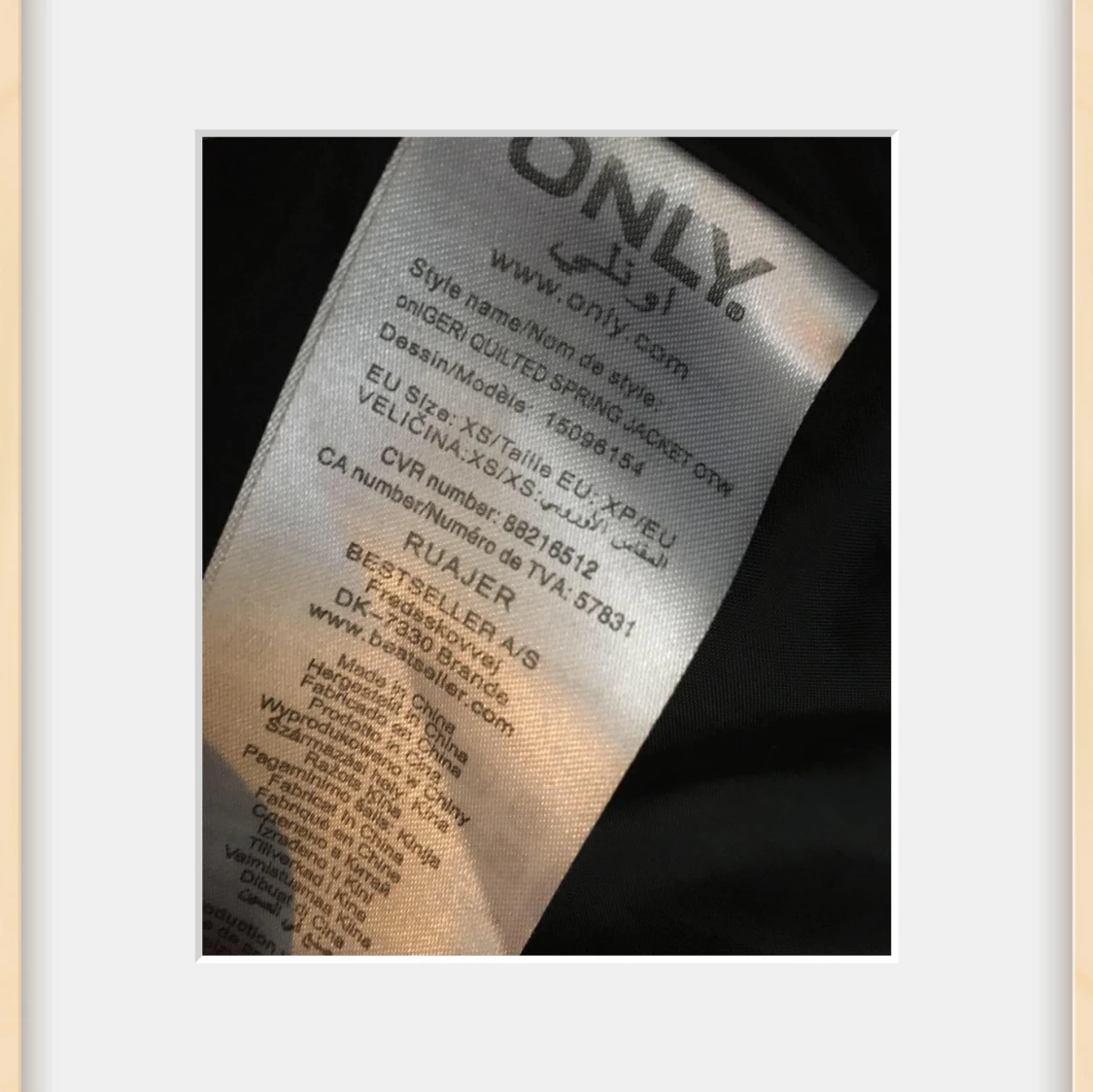 Snygg Svart Only jacka - 4